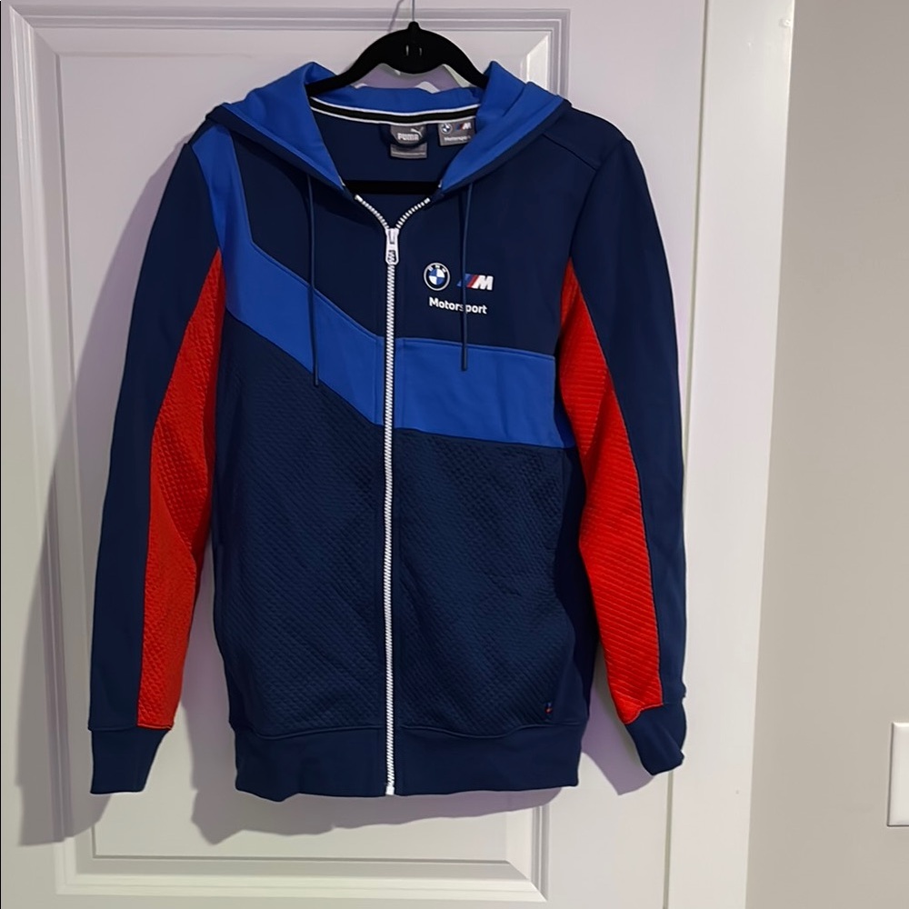 Puma Motorsport Hoodie in Blue and White